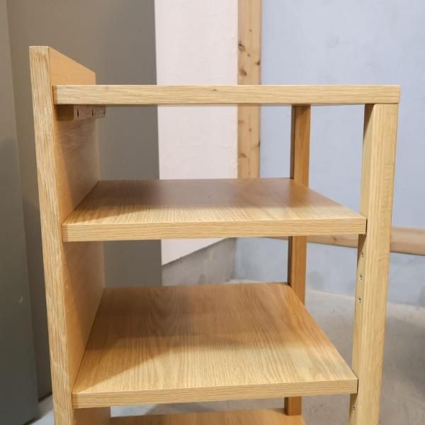 【値下げ】【美品】無印良品　カップボード　食器棚　オーク材 木製カップボード・幅120cm・オーク材 | 無印良品