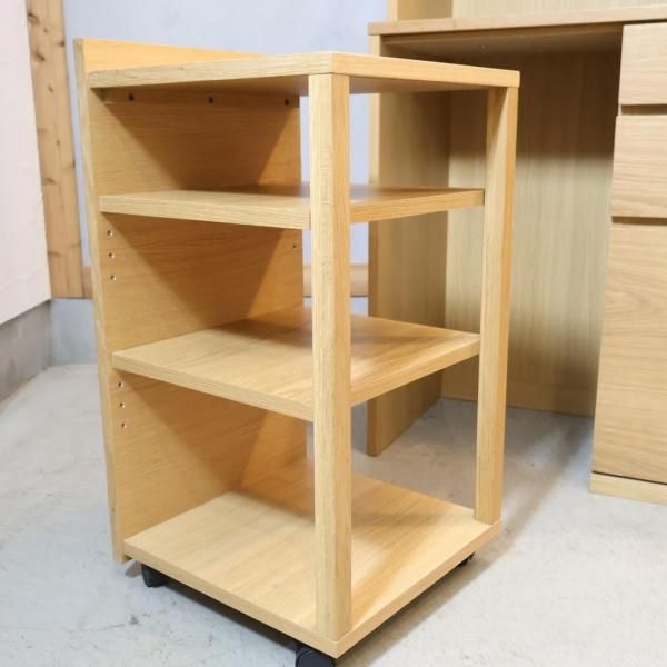 【値下げ】【美品】無印良品　カップボード　食器棚　オーク材 木製カップボード・幅120cm・オーク材 | 無印良品