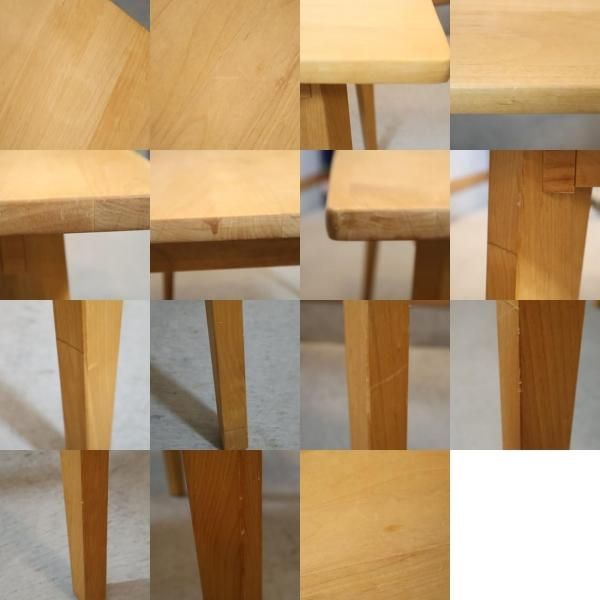 モモナチュラル VIBO アルダー材天然木 北欧風 ダイニングテーブル MOMO natural(モモナチュラル)の人気シリーズVIBOのダイニング