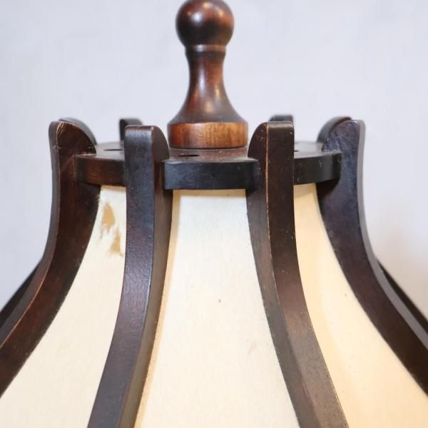 非売品 北海道民芸家具 樺 無垢材 スタンドランプ/行灯/照明/電飾看板 非売品 北海道民芸家具 樺 無垢材 スタンドランプ/行灯/照明/電