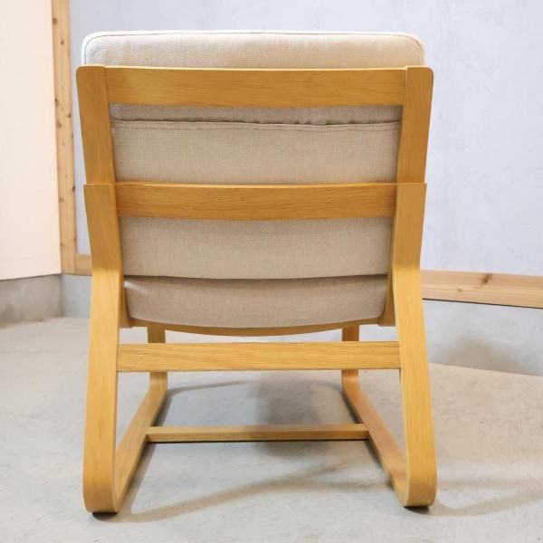 無印良品 ソファチェア 幅160 オーク材 椅子 家具 Y162 無印良品(MUJI)の人気のリビングでもダイニングでもつかえる
