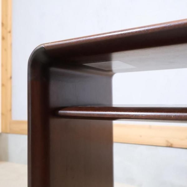 karimoku カリモク ウォールナット材 サイドテーブル コの字型