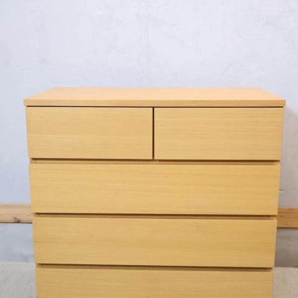 無印　MUJI　ワイドチェスト 無印良品 MUJI オーク材 ワイドチェスト出張買取-アドア東京- 4