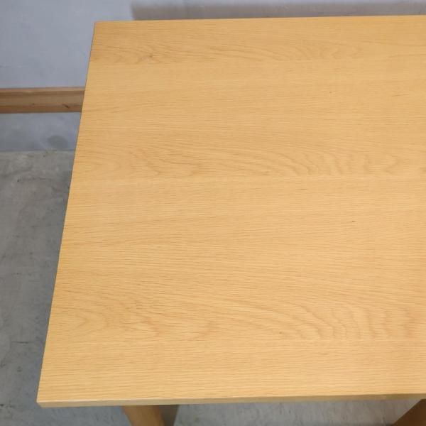 無印良品(MUJI)の人気のオーク材ダイニングテーブル！！80cmの