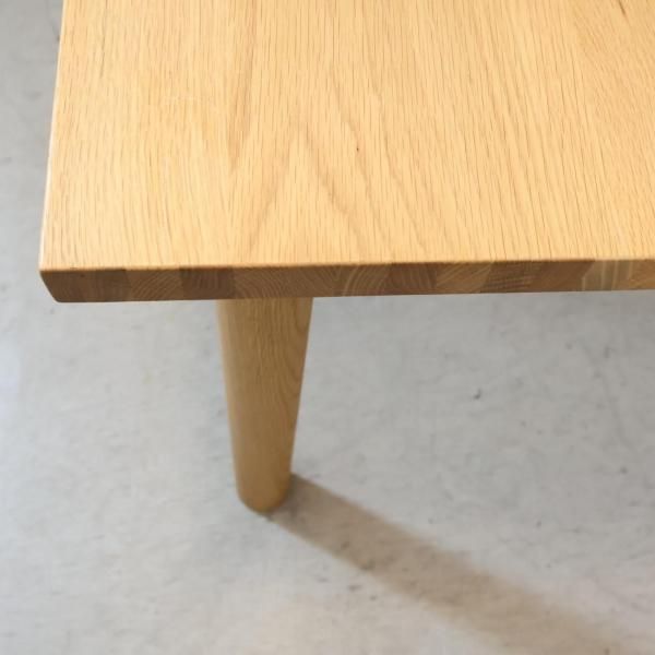 【値下げ】【無印良品】無垢材テーブル・オーク材80cm 木製テーブル 引出付 節あり 幅80cm | 無印良品
