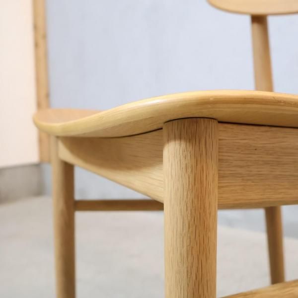 無印良品 MUJI ラウンドチェア・オーク材 椅子　イス　ダイニング ラウンドチェア オーク材 ブラウン | 無印良品