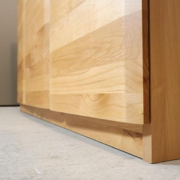 HOTTA WODDY アールデザイン ブックシェルフ アルダー材 キャビネット HOTTA WODDY(堀田木工所)のアールデザインシリーズ、ブックシェルフ