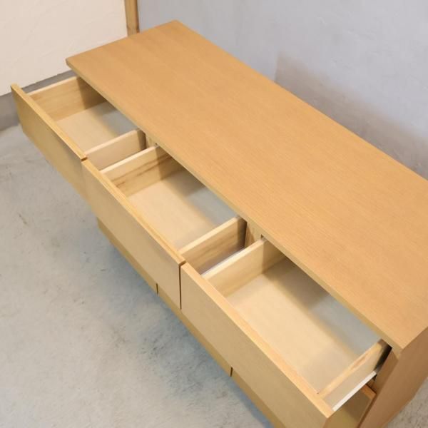 人気の無印良品(MUJI)のオーク材 キャビネット大・木製扉！ナチュラル