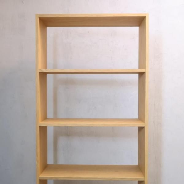人気の無印良品(MUJI)のオーク材 ワイド・5段スタッキング