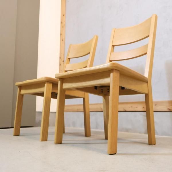 希少　美品 浜本工芸 HAMAMOTO ダイニングチェア 食卓椅子　工藝　2脚 GMHS206B○浜本工芸 / HAMAMOTO ダイニングチェア 食卓椅子 合皮