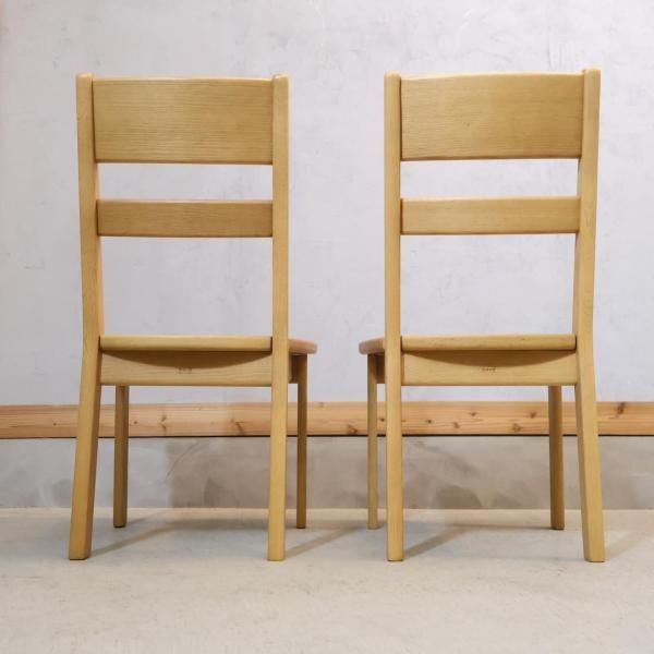 浜本工芸　hamamoto　ウッドチェア 　2脚セット 浜本工芸 HAMOTO꧂ダイニングテーブル&チェア2脚セット 食卓机