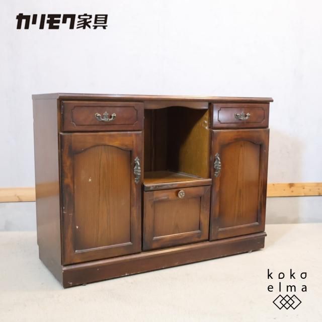 【使用期間5ヶ月・超美品】食器棚 幅140cm食器棚 下台40OP 60開戸 40右開 フォーガス