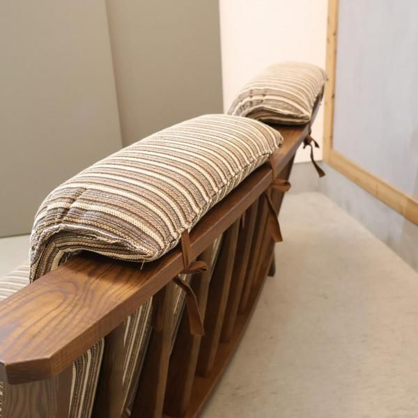 あっこ様 葉山ガーデン■WAZA 3人掛けソファ■ウッドアーム■ファブリック■ あっこ様 葉山ガーデン□WAZA 3人掛けソファ□ウッドアーム