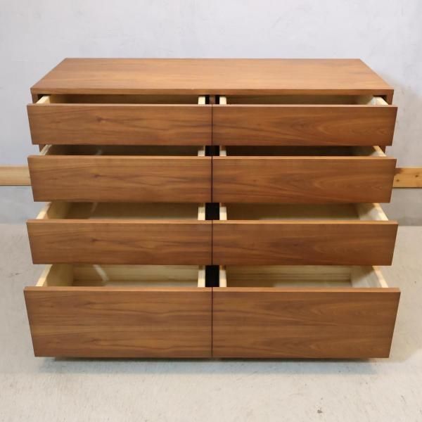 アクタス ACTUS ウォールナット チェスト 4段8杯 ※i1※ ACTUS(アクタス)のFB 4段チェストです。ウォールナット材の