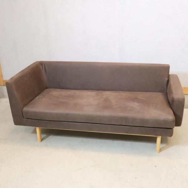 unico LOM ダイニングチェア　ベンチ　ブラウン unico(ウニコ)のLOM(ロム)シリーズのベンチアームです