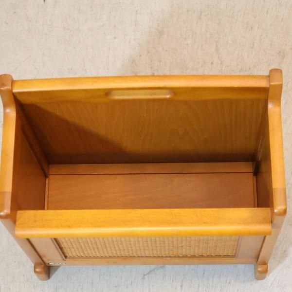 カリモク　karimoku シューズラック　マガジンラック　ラタン　セット 国内老舗家具メーカーkarimoku(カリモク家具)のマガジンラック