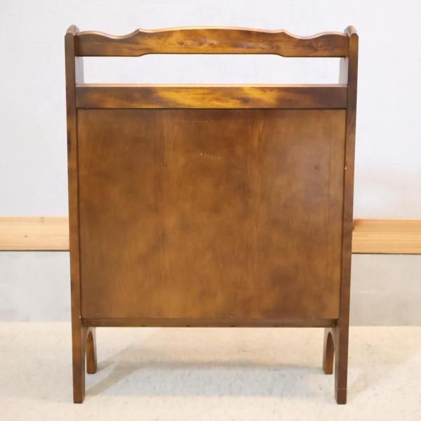 【美品】昭和レトロ カリモク コロニアル 木製ラック スリッパラック 古家具 楽天市場】カリモク コロニアル スリッパラック おしゃれ