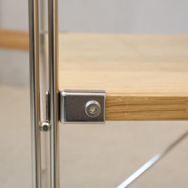 無印良品(MUJI)の人気のオーク材×ステンレス 5段ユニット