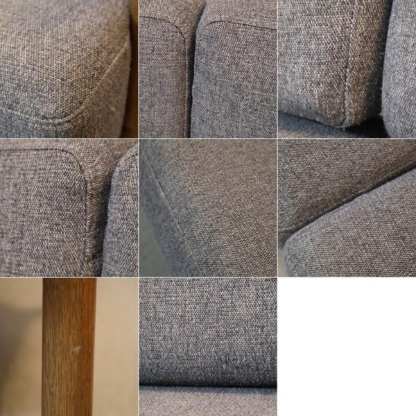 展示品　クラッシュゲート　アッシュ材　3人掛けソファ　トリプルソファ　北欧 展示品 クラッシュゲート アッシュ材 3人掛けソファ トリプル