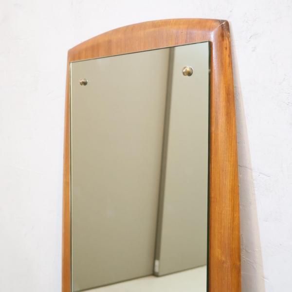 GMFK765○北欧スタイル チーク材 ヴィンテージ ウォールミラー 壁掛け鏡 GMFK765○北欧スタイル チーク材 ヴィンテージ ウォールミラー