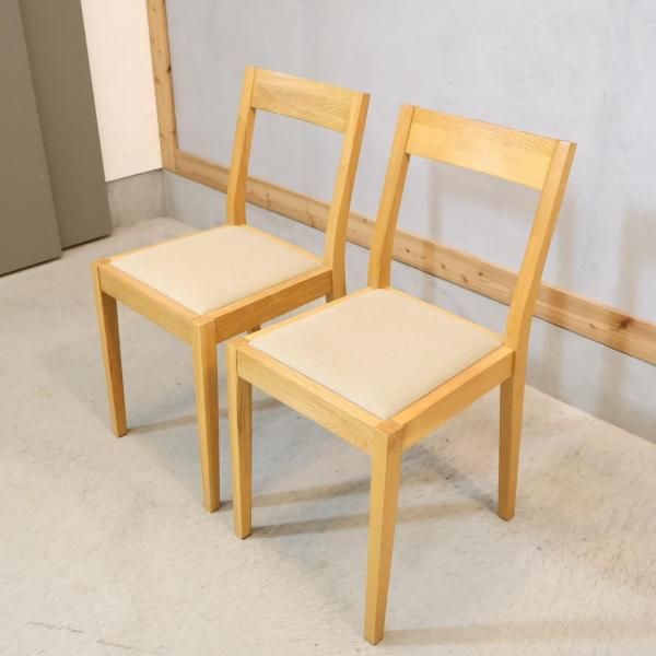 無印良品 オーク材ダイニングチェア ② 人気の無印良品(MUJI)のオーク無垢材を使用したダイニング