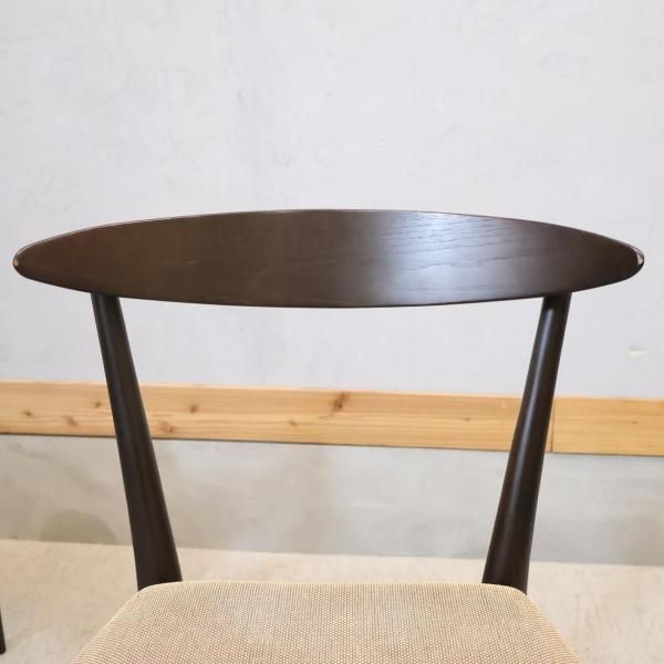 旭川 カンディハウス エクリプス ダイニングチェア ブラウン系 本革 オーク材 北海道旭川の家具メーカーCONDE HOUSE(カンディハウス)ECLIPSE