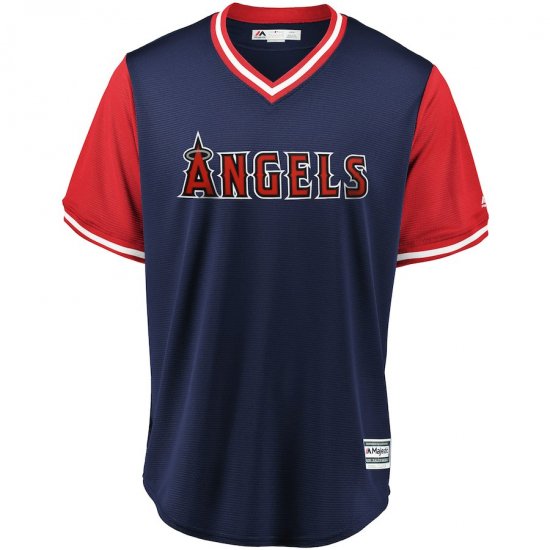 Shohei Ohtani "Showtime" Los Angeles Angels Majestic 2018 Players' Weekend  Cool Base Jersey – Navy/Red