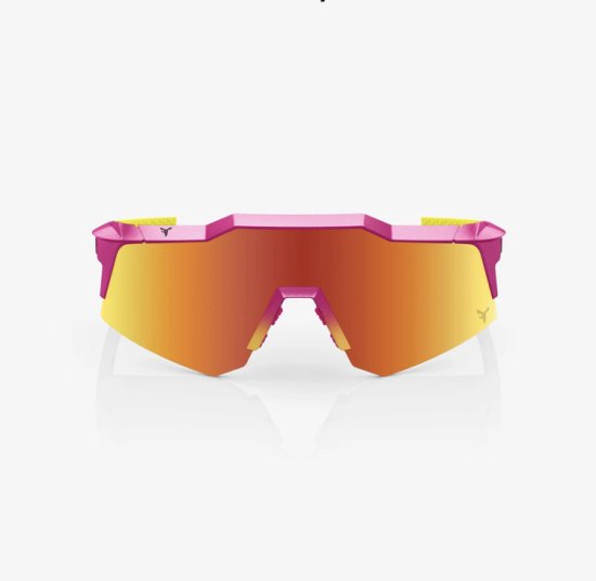 タティスJr 100％サングラス Pink / Yellow コラボモデル SPEEDCRAFT® XS