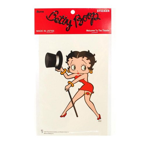 Betty Boop ステッカー【Welcome The Theater】　