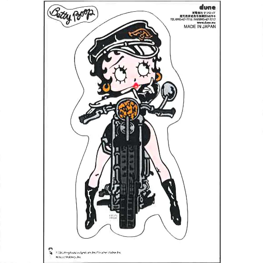 Betty Boop ステッカー【ライダーベティ】 - キャラコ キャラクターグッズストア