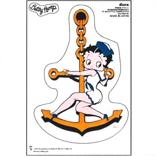 Betty Boop ステッカー【SAILOR】　<img class='new_mark_img2' src='https://img.shop-pro.jp/img/new/icons20.gif' style='border:none;display:inline;margin:0px;padding:0px;width:auto;' />
