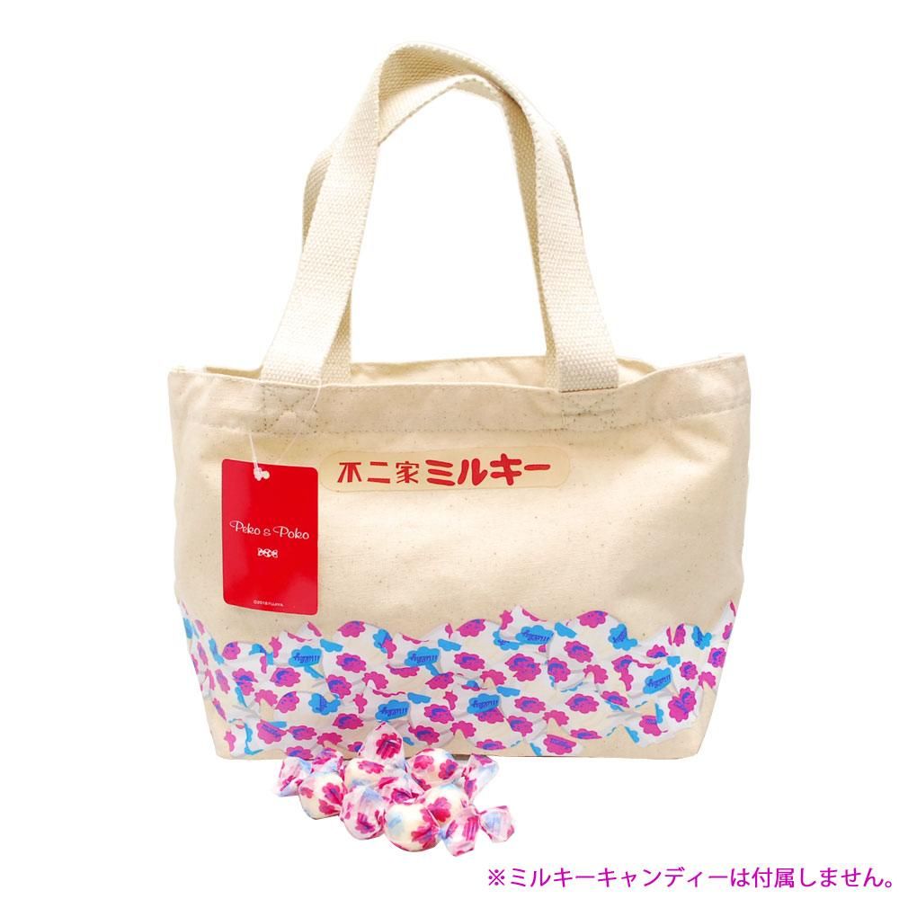 新品 [不二家 ペコちゃん HAPPY やい BAG ランチコットントート]