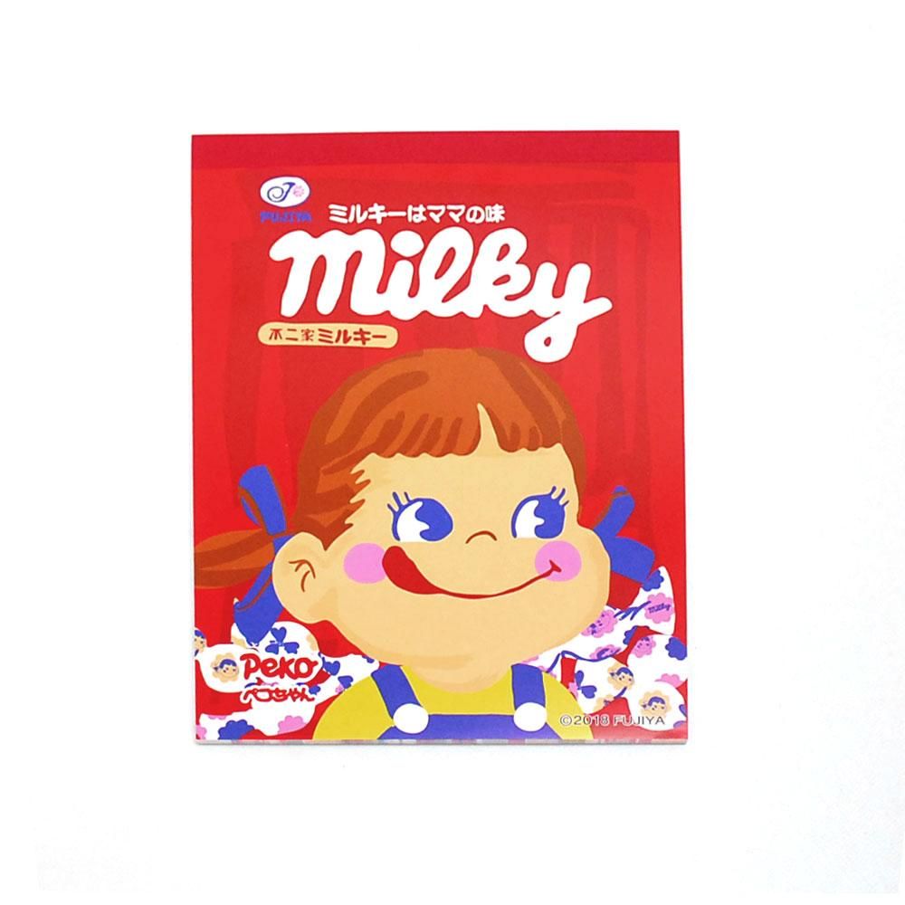 ペコちゃん ミルキー メモ 不二家お菓子雑貨 Pe 1231 Pk キャラコ キャラクターグッズストア