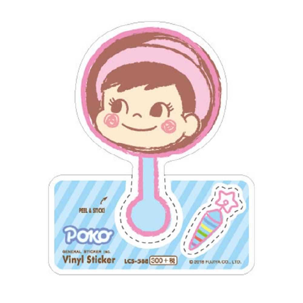 ポコちゃん キャラクターグッズ ポコちゃん ビニールステッカー（ポコチョコレート） LCS-588