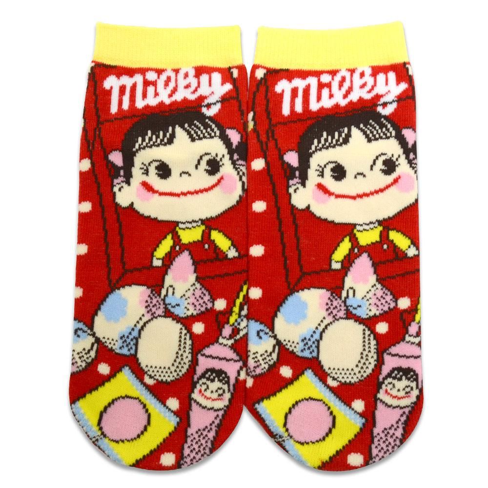ソックス (ペコちゃん スイーツ) JGS0173 PK（不二家お菓子雑貨
