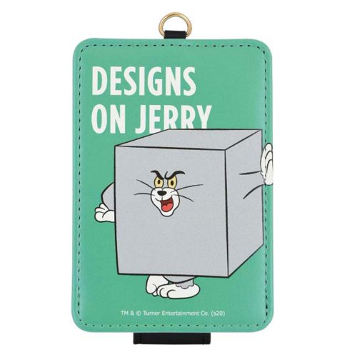 トムとジェリー　【FUNNY ART series】 ICカードケース（グリーン）TMJ-70GR