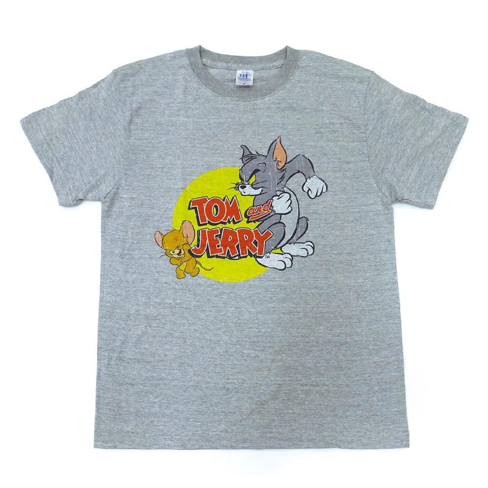 トムとジェリー Tシャツ フタリ ヘザーグレー 5064 キャラコ キャラクターグッズストア トムとジェリー Tシャツ フタリ ヘザーグレー 5064 キャラコ キャラクターグッズストア