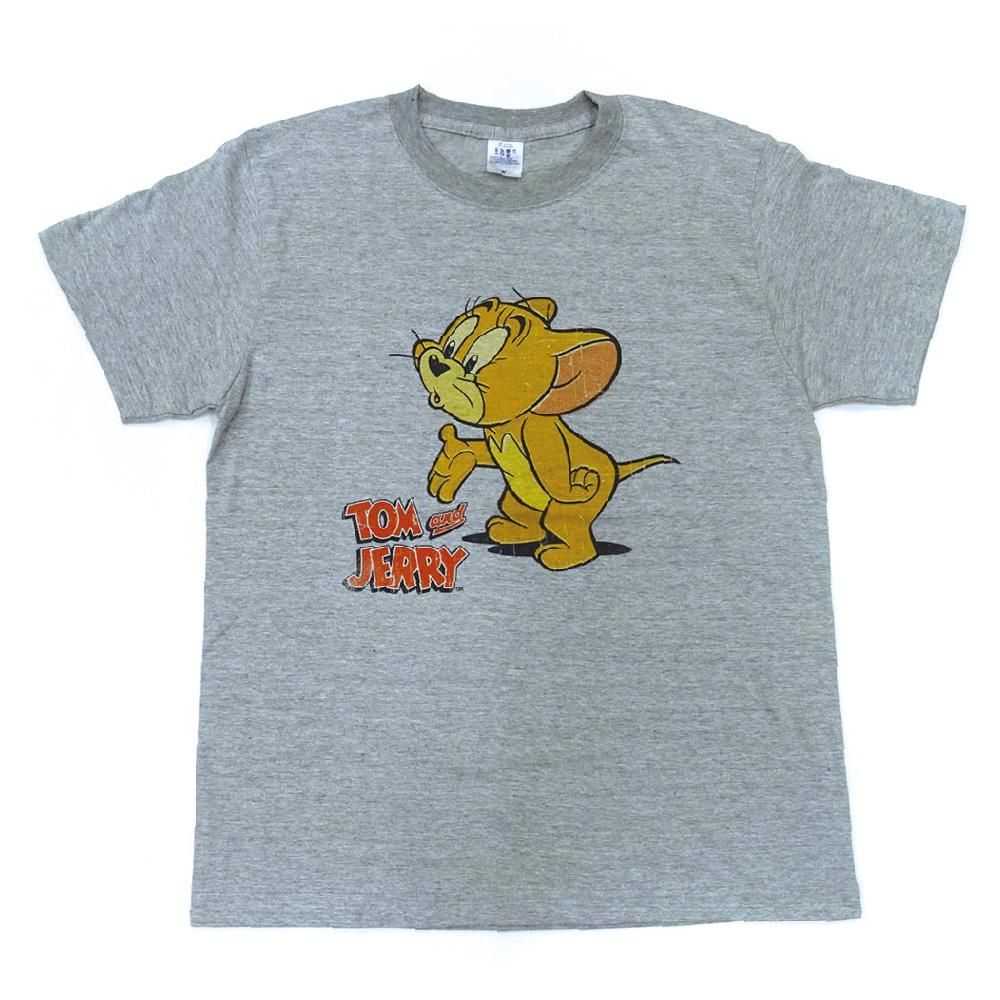 トムとジェリー Tシャツ ジェリー ヘザーグレー 5068 キャラコ キャラクターグッズストア トムとジェリー Tシャツ ジェリー ヘザーグレー 5068 キャラコ キャラクターグッズストア