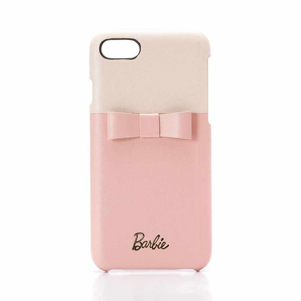 生産終了品】Barbie iPhone7/8対応 リボンシェルケース（ピンク）LP-BI7LSRPK キャラコ キャラクターグッズストア
