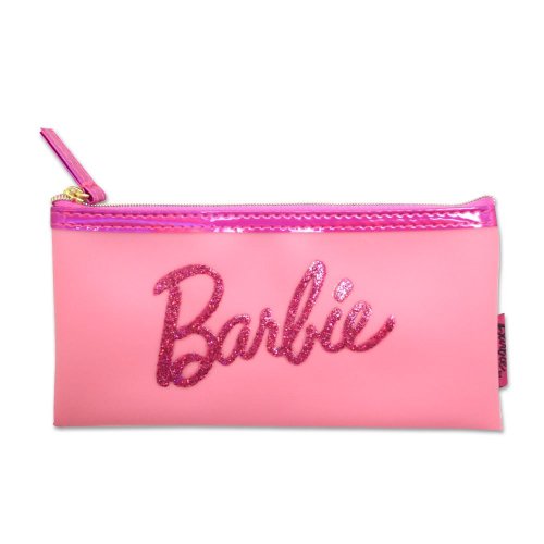 <img class='new_mark_img1' src='https://img.shop-pro.jp/img/new/icons11.gif' style='border:none;display:inline;margin:0px;padding:0px;width:auto;' />【生産終了品】 Barbie フラットポーチ　グリッターラメ　LPK　Barbie	RCBB-276