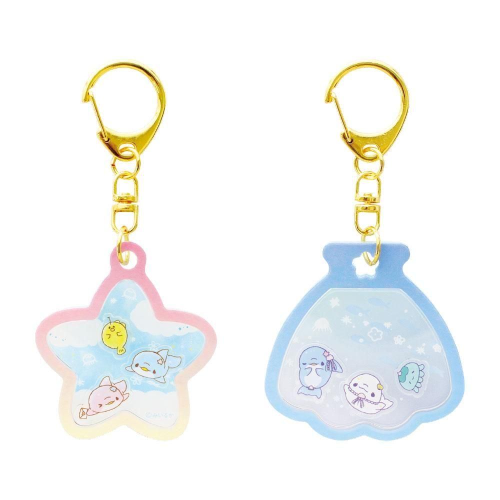 ゆるいるか（みいるか） シャカキャラキーホルダー （シェル