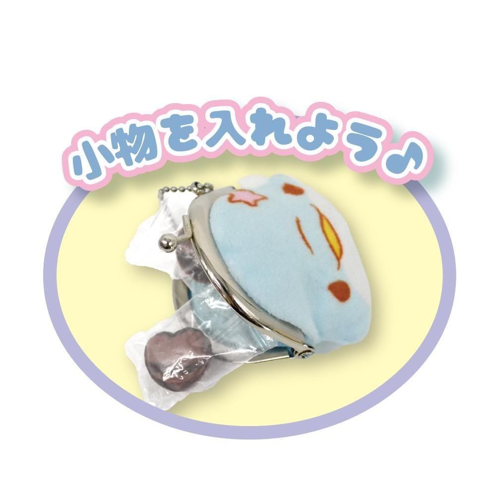 キャラコ <img class='new_mark_img1' src='https://img.shop-pro.jp/img/new/icons11.gif' style='border:none;display:inline;margin:0px;padding:0px;width:auto;' />ゆるいるか(みいるか) ぬいぐるみミニがまぐち (シロイルカ) 12440 CH