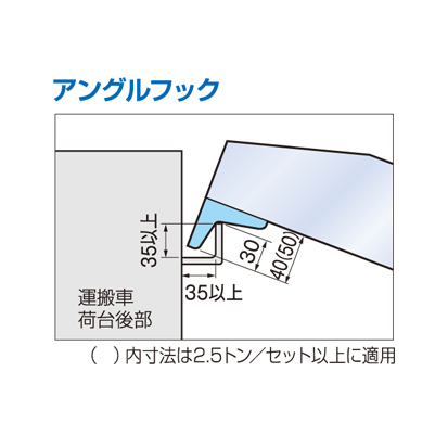 日軽金 2t用アルミブリッジ(アルミ製重機用道板) フック式 _ももか ...