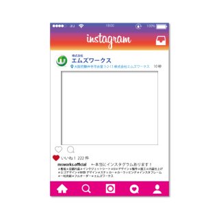 instagramパネル�(W594×Ｈ841/2・3人用)