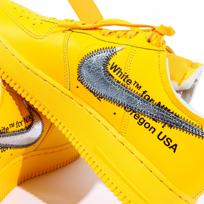 OFF-WHITE×NIKEAIR FORCE 1UNIVERSITY GOLD - NEWEST OFFICIAL ONLINE STORE