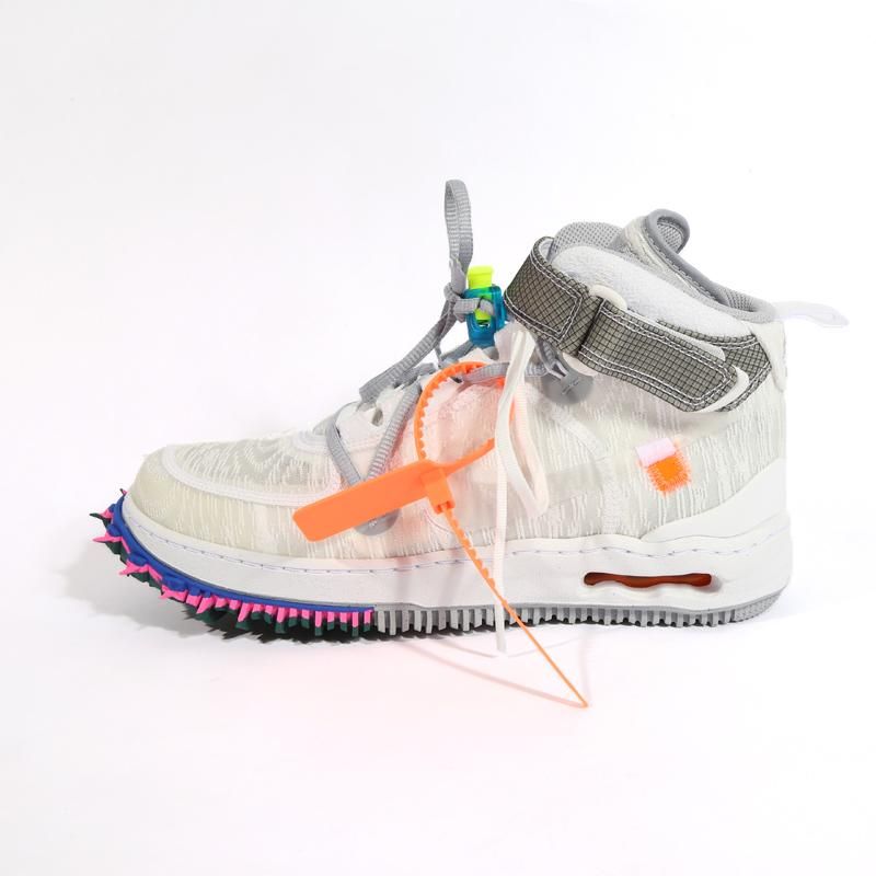 ヤマー 【値下げ❗️】未使用 Off-White Nike AF1Mid White - 靴