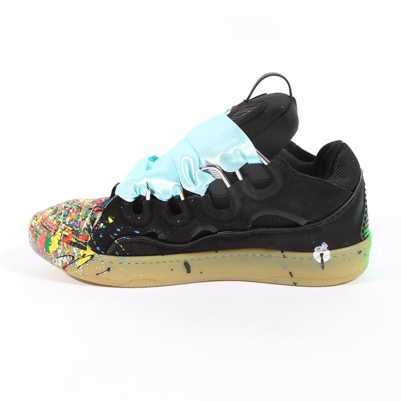 LANVIN × GALLERY DEPT. | LEATHER CURB SNEAKER - NEWEST