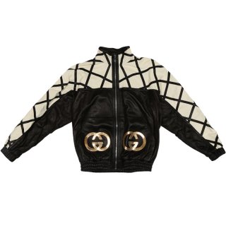 <img class='new_mark_img1' src='https://img.shop-pro.jp/img/new/icons20.gif' style='border:none;display:inline;margin:0px;padding:0px;width:auto;' />GUCCI × DAPPER DAN<br>LEATHER BOMBER JACKET<br>678,000円 → 20%OFF 542,400円
