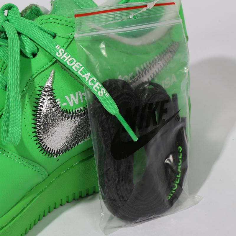 OFF-WHITE×NIKE AIR FORCE 1 | LIGHT GREEN SPARK - NEWEST