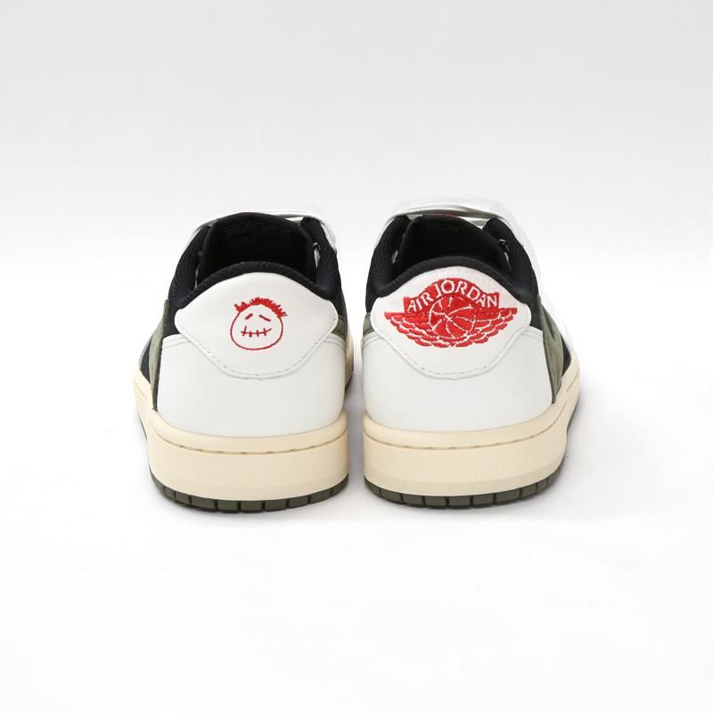 トラヴィススコット　ミディアムオリーブ Travis Scott × Nike Women's Air Jordan 1 Low OG 